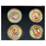 3 Complete Sets Diana Princess of Wales Legacy Gold Proof Coin Sets