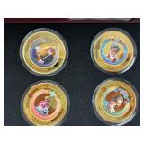 3 Complete Sets Diana Princess of Wales Legacy Gold Proof Coin Sets