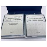 Complete 2-Volume US STATE QUARTER Album Set #2