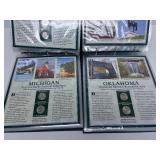 Complete 2-Volume US STATE QUARTER Album Set #2