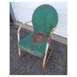 Vintage Outdoor Metal Chair