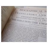 Vintage Holy Bible Dates inside cover 1876