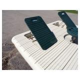 8'x10'  Otter Island Swim Raft with Ladder, Lounge Seats and Table