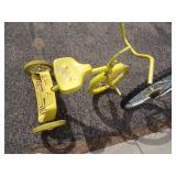18 Speed bike and Yellow Tricycle