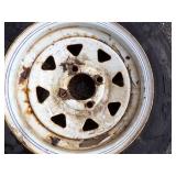 Pair of 4 hole 12' Trailer Tires and small tire