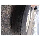 Pair of 4 hole 12' Trailer Tires and small tire