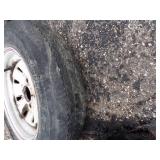 Pair of 4 hole 12' Trailer Tires and small tire