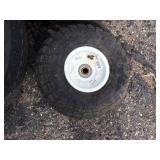 Pair of 4 hole 12' Trailer Tires and small tire