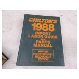 Pair of Chilton's 1993 and 1988 Parts Manual