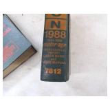 Pair of Chilton's 1993 and 1988 Parts Manual