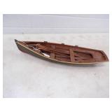 Small Wood Model Boat