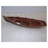 Small Wood Model Boat