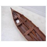 Small Wood Model Boat