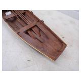 Small Wood Model Boat