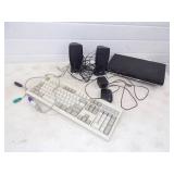 DVD Player, Keyboard, Speakers