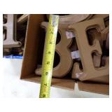 2 Boxes of 6' Wood Letters