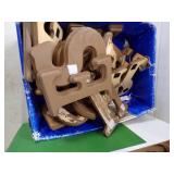 2 Boxes of 6' Wood Letters