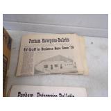 Perham Vintage Newspapers, Flyers, Fishing Contest Poster