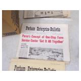 Perham Vintage Newspapers, Flyers, Fishing Contest Poster