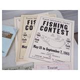Perham Vintage Newspapers, Flyers, Fishing Contest Poster