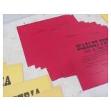 Vintage Original Diphtheria and Scarlet Fever Signs