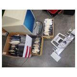 Microfilm reader and film Magazines