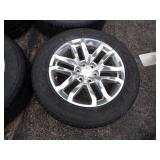Set of 4 20' Chevy Rims and Tires came off of 2014