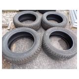 Set of 4 Bridgestone Blizzak 275/55-R20 used 1 winter