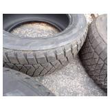 Set of 4 Bridgestone Blizzak 275/55-R20 used 1 winter