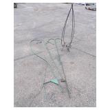 Plant Stand and 3 Shepards Hooks