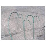 Plant Stand and 3 Shepards Hooks