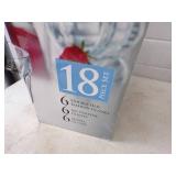 18 Piece Set of Drinking Glasses
