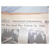 Vintage Newspapers 1939