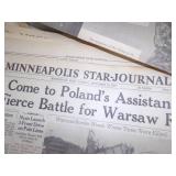 Vintage Newspapers 1939