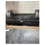 Bar/ Bench with weights