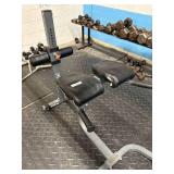 Exercise  hip/back bench