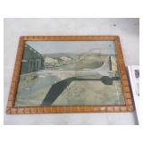Vintage Framed Artwork and Advertising, Car Prints