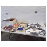 Vintage Black and White Photographs with negatives, Vintage Magazines and Newspapers, Postcards