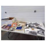 Vintage Black and White Photographs with negatives, Vintage Magazines and Newspapers, Postcards