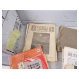 Vintage Black and White Photographs with negatives, Vintage Magazines and Newspapers, Postcards