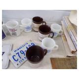 Perham Trivia Game, Purple Heart License Plate, Homer Hankie, Commemorative plates and cups