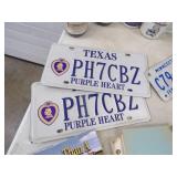 Perham Trivia Game, Purple Heart License Plate, Homer Hankie, Commemorative plates and cups