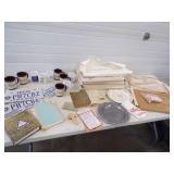Perham Trivia Game, Purple Heart License Plate, Homer Hankie, Commemorative plates and cups