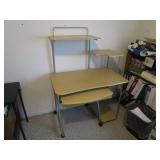Computer desk (has one broken rear ...