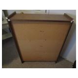 4-shelf bookshelf 43 H x 33 W x 1...