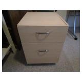 Rolling File Cabinet  Light tan, ...