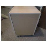Rolling File Cabinet  Light tan, ...