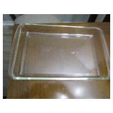 Stainless steel bowls (2), Pyrex ba...