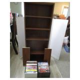 DVD stand with 6 shelves and pegs w...
