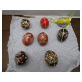 Ukrainian Easter eggs (1) wooden, (...